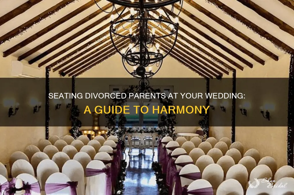 how do you seat divorced parents at a wedding