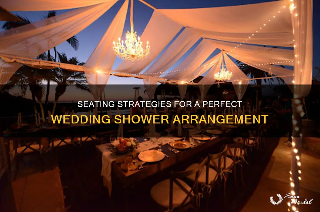 how do you seat people at a wedding shower