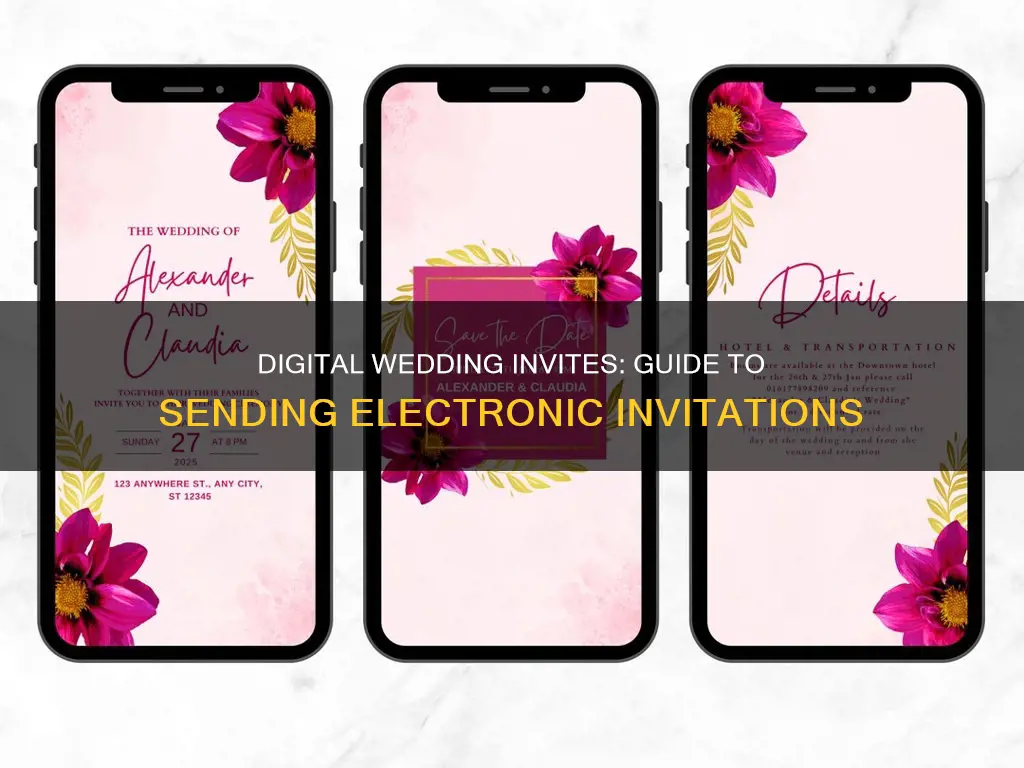 how do you send digital wedding invitations