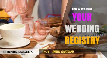Share Your Wedding Registry: Tips and Tricks