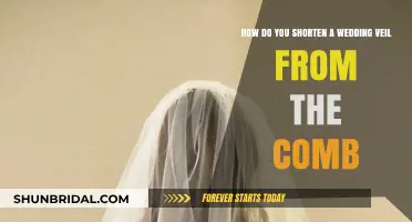 Simple Steps to Shorten Your Wedding Veil from the Comb