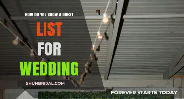 Elegant Ways to Display Your Wedding Guest List with Style