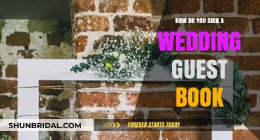Creative Ways to Sign a Wedding Guest Book: Tips and Ideas