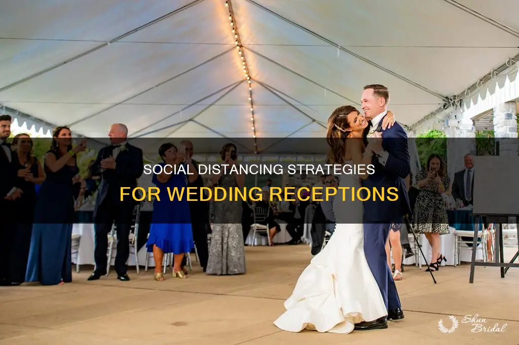 how do you social distance at a wedding reception