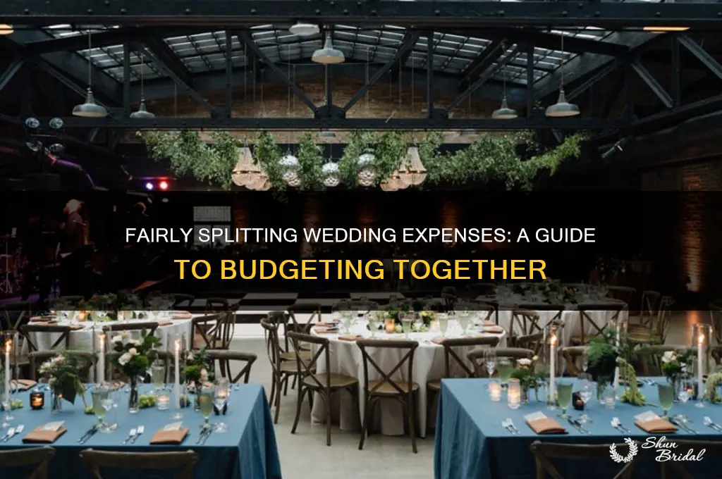 how do you split wedding expenses
