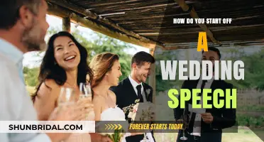 Crafting the Perfect Wedding Speech: Opening Lines to Captivate and Inspire