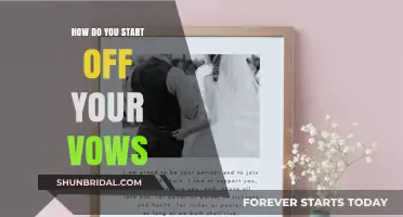 Crafting Your Perfect Vows: A Guide to Beginning Your Promises