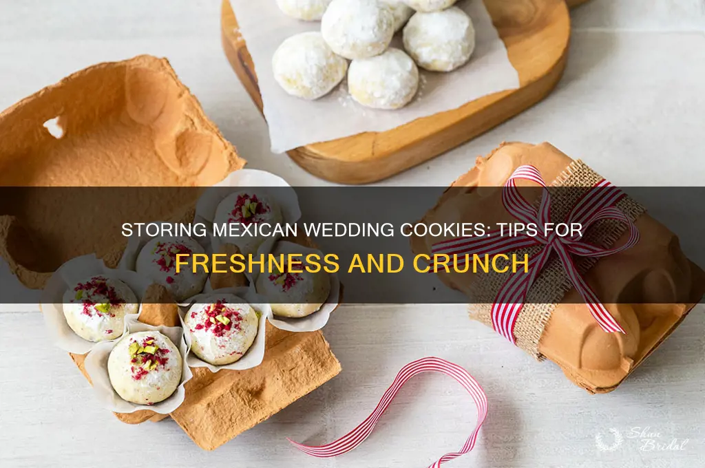 how do you store mexican wedding cookies