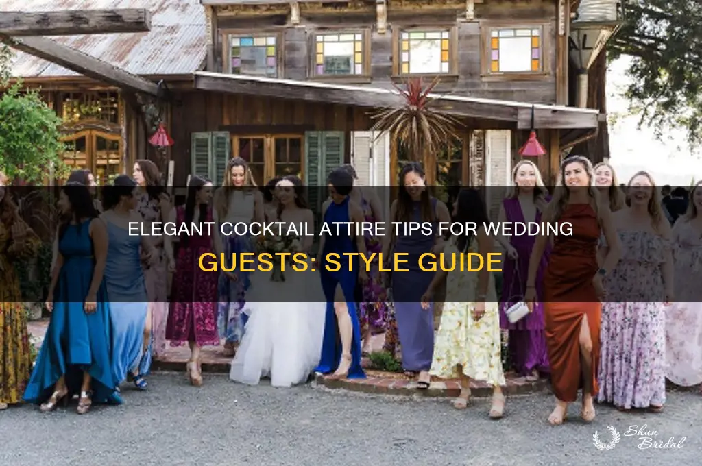 how do you suggest cocktail attire for a wedding