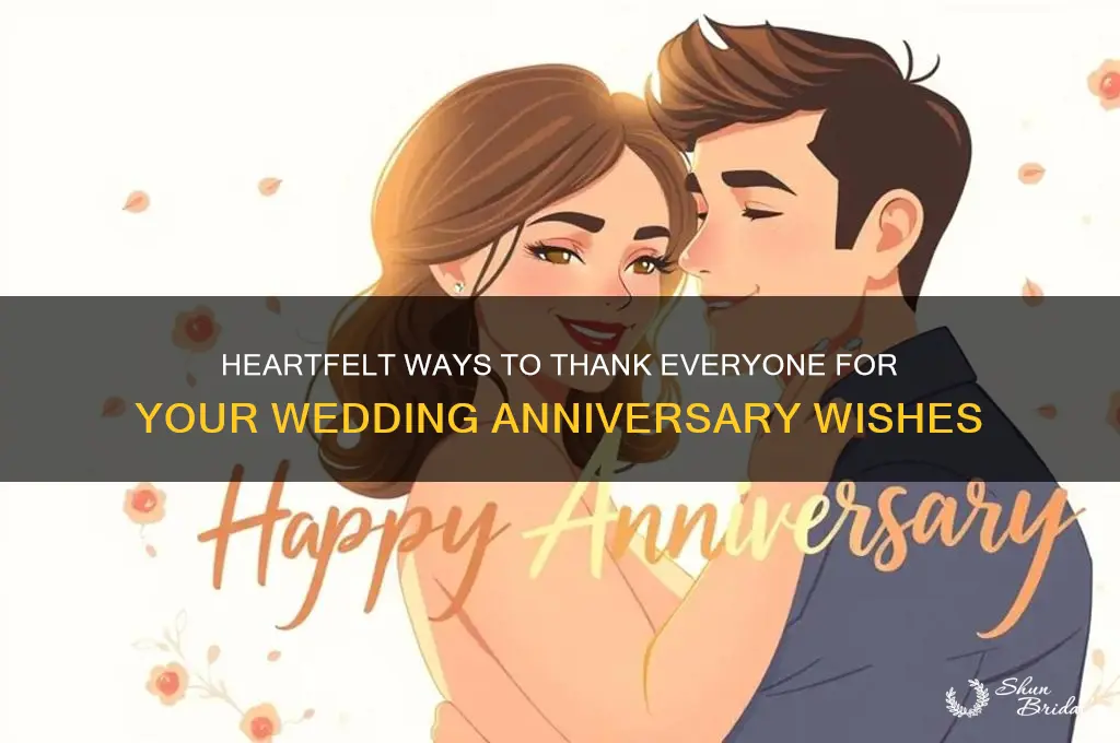 how do you thank everyone for their wedding anniversary wishes