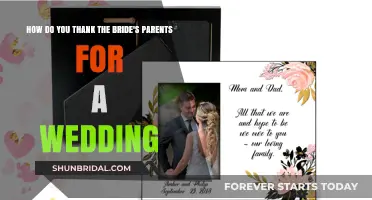 Expressing Gratitude: Thoughtful Ways to Thank the Bride's Parents for the Wedding