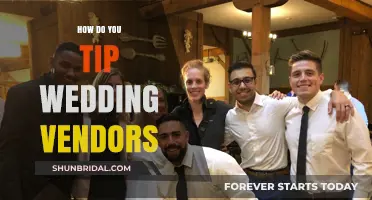 Tipping Wedding Vendors: A Guide to Showing Gratitude on Your Big Day