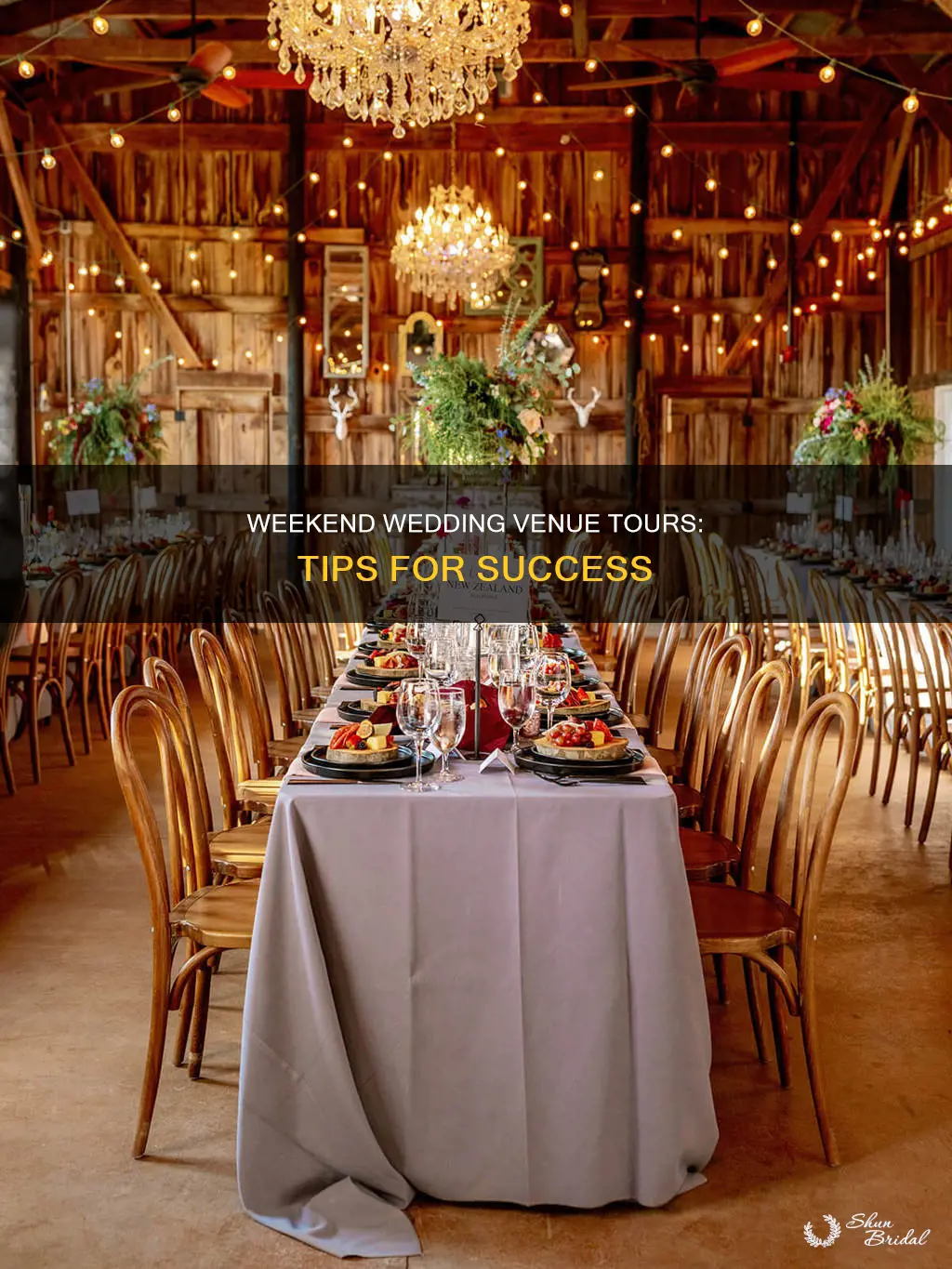 how do you tour wedding venues on the weekend