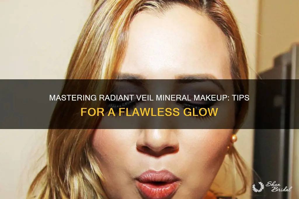 how do you use radiant veil makeup mineral makup