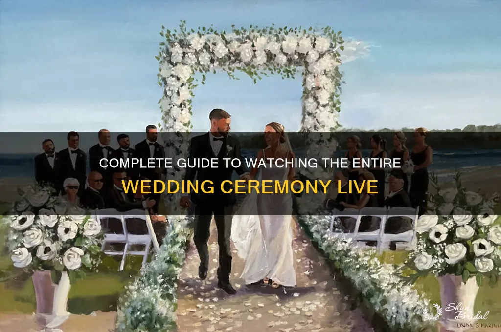 how do you watch the total wedding
