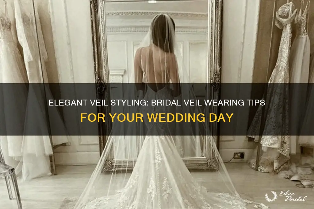how do you wear a bridal veil