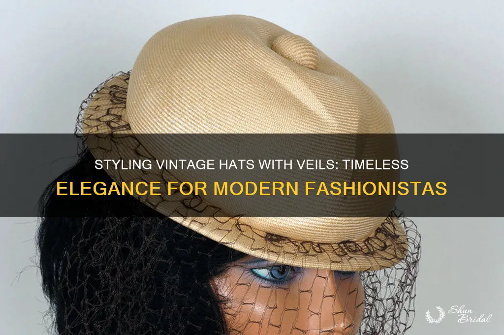 how do you wear a vintage hat witha veil
