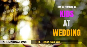 Crafting a Gracious 'No Kids' Wedding Invitation: Tips and Wording Ideas