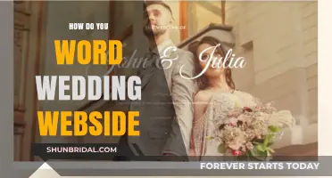 Crafting the Perfect Wedding Website: Tips for Elegant Wording