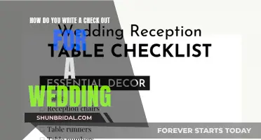 Writing the Perfect Wedding Check: A Step-by-Step Guide