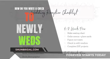 Writing a Check to Newlyweds: A Step-by-Step Guide