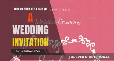 Wording the Date on Your Wedding Invitation: A Guide