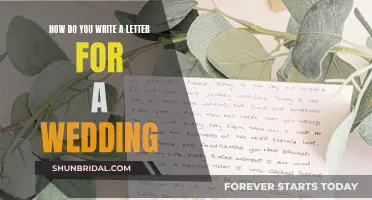 Crafting the Perfect Wedding Letter: A Guide to Writing from the Heart