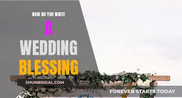 Crafting a Wedding Blessing: A Guide to Writing a Heartfelt Tribute