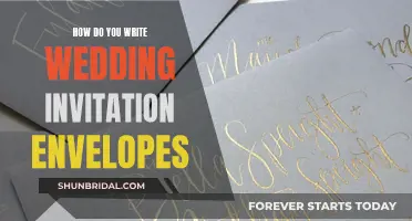 Writing Wedding Invitation Envelopes: A Step-by-Step Guide