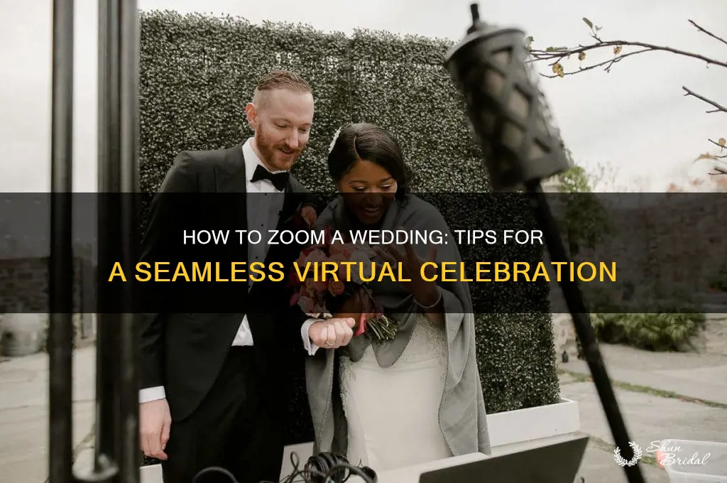 how do you zoom a wedding