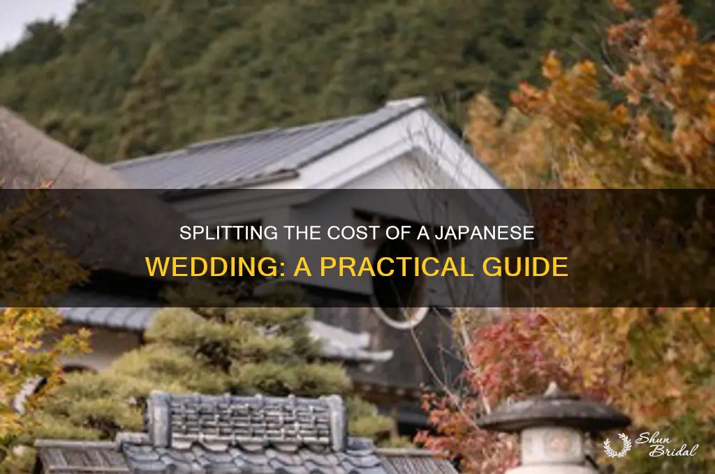 how dobyou split cost of japanese wedding