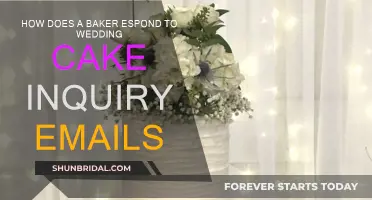 Responding to Wedding Cake Inquiries: A Baker's Guide