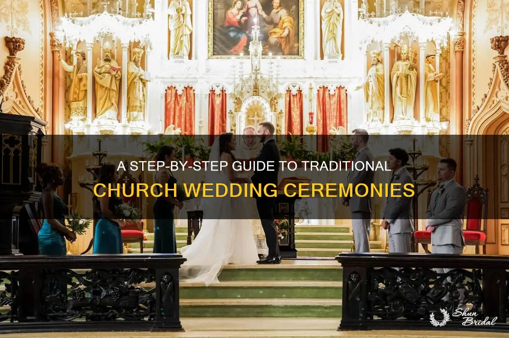 how does a church wedding ceremony go