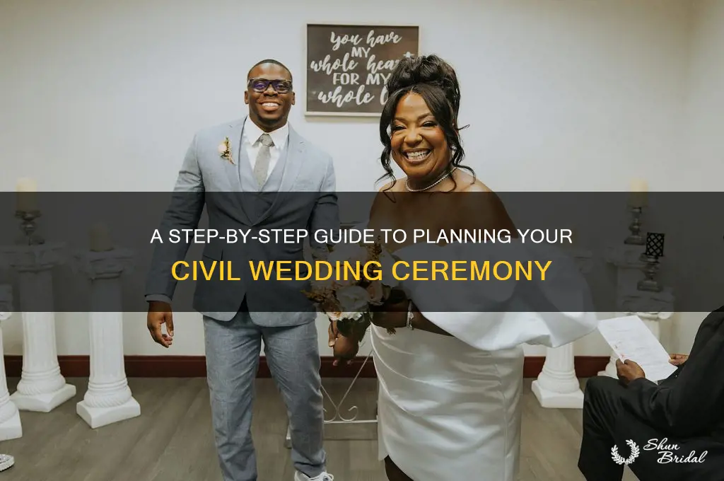 how does a civil wedding ceremony go