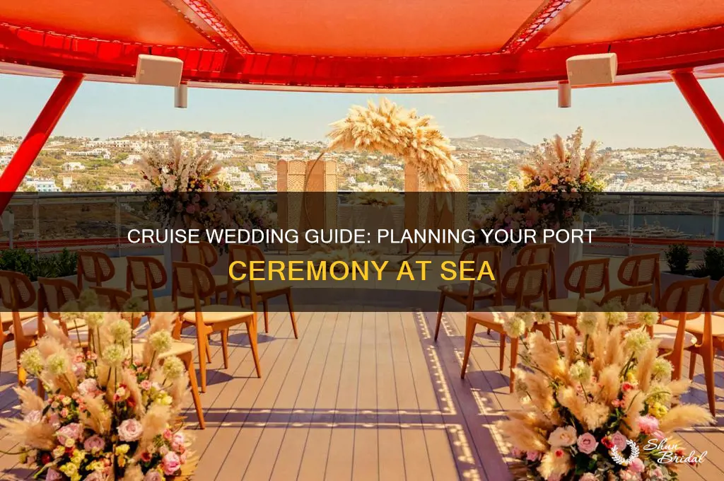 how does a cruise wedding work port