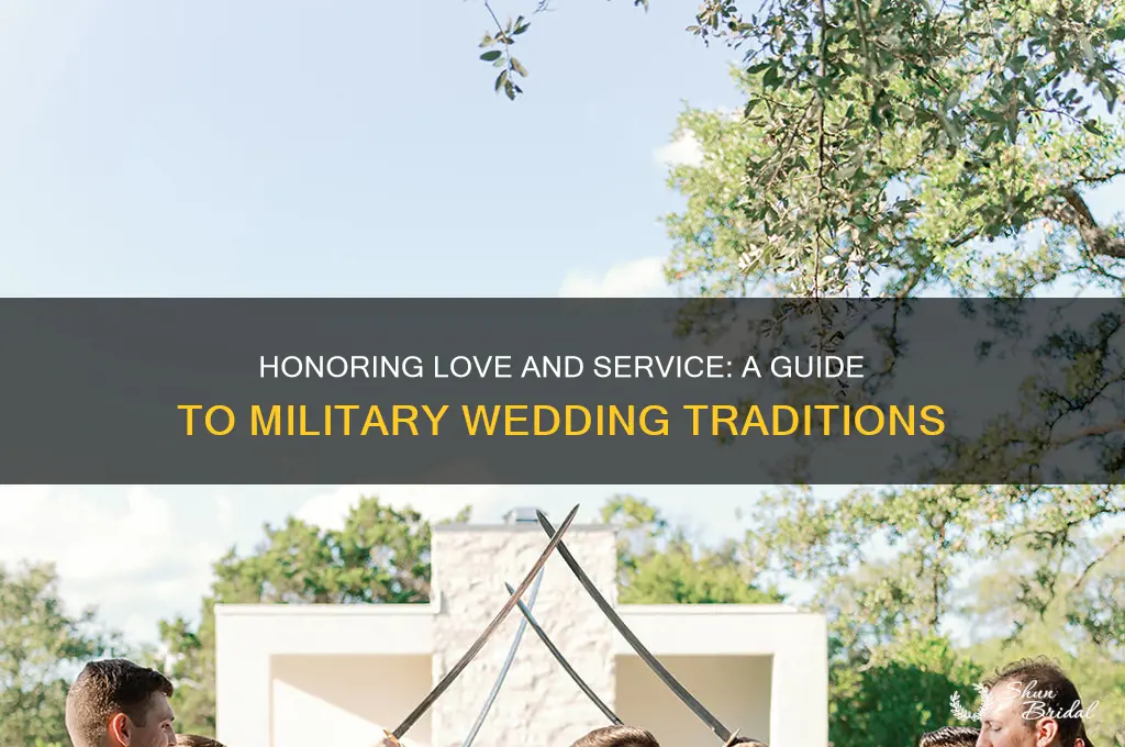 how does a military wedding go