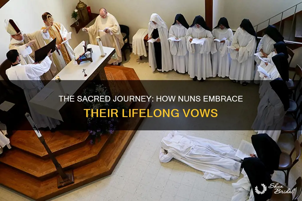 how does a nun take her vows