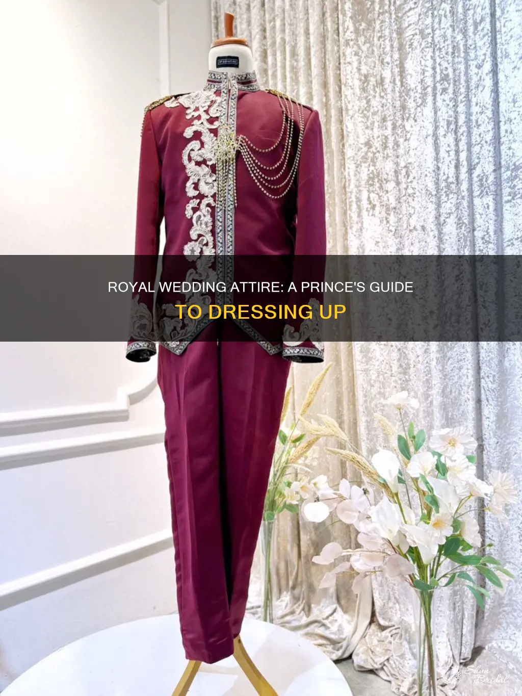 how does a prince dress for a wedding