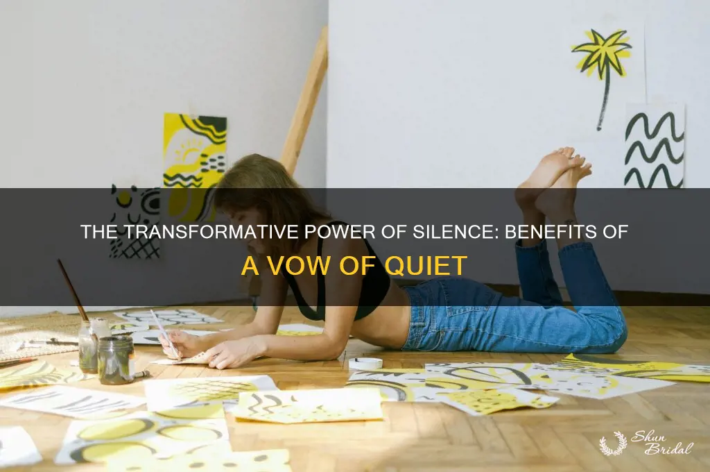 how does a vow of silence help you