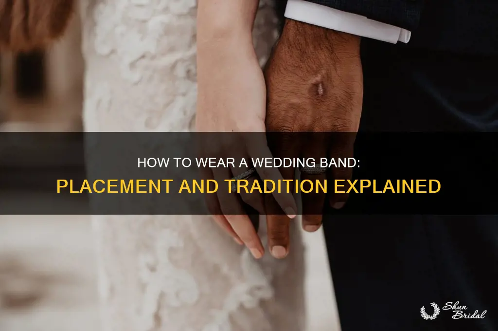 how does a wedding band go on hand