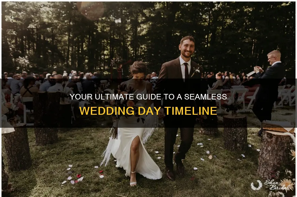 how does a wedding go step by step