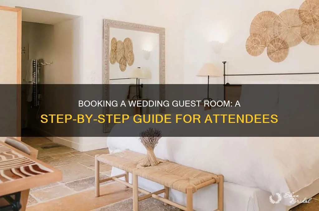 how does a wedding guest book a room