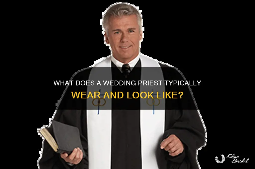 how does a wedding priest look like