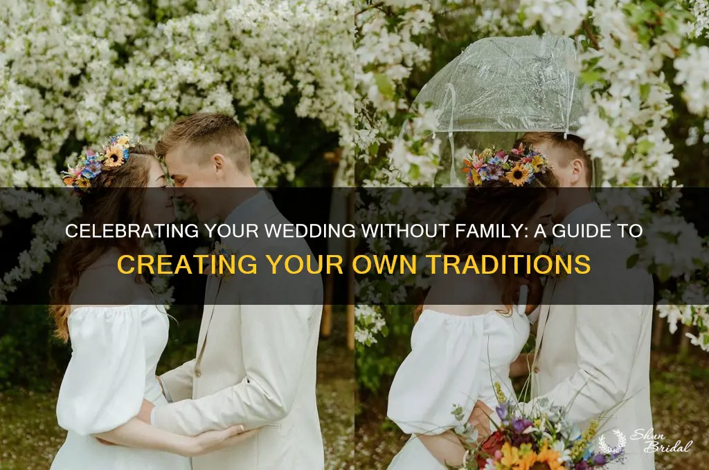how does a wedding work if you have mo family