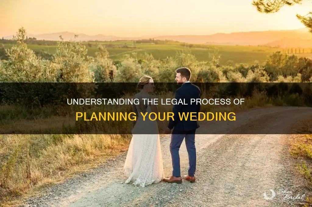 how does a wedding work on the legal side