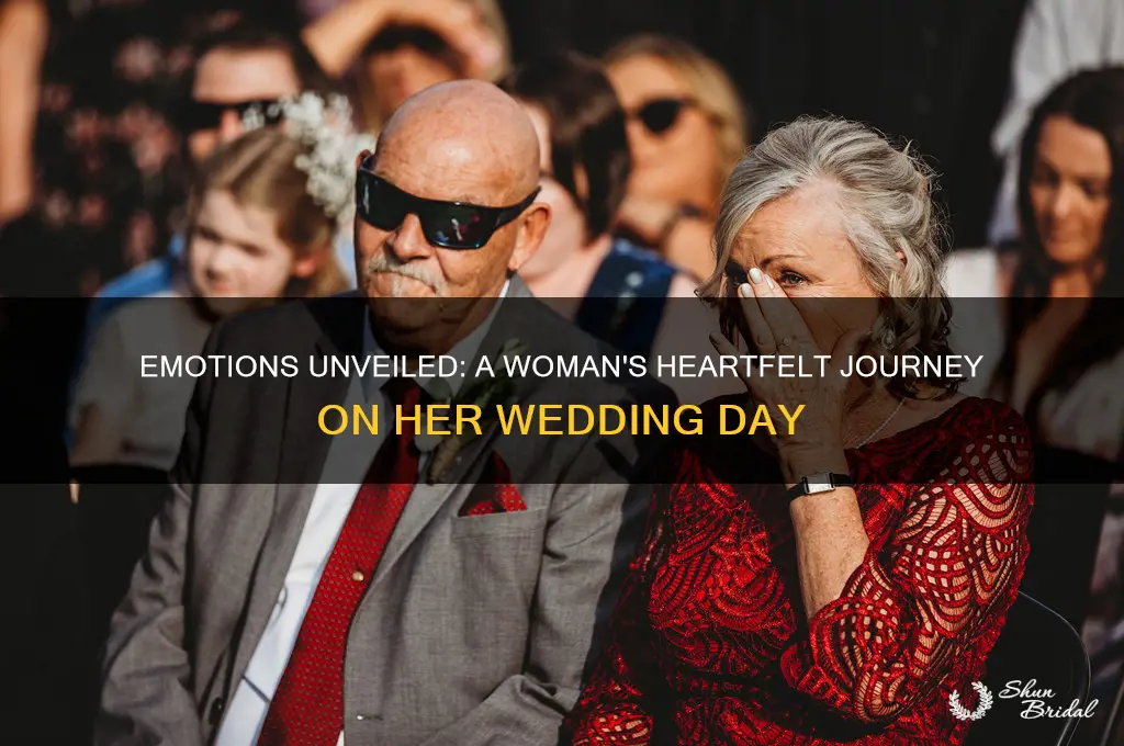 how does a woman feel about her wedding day