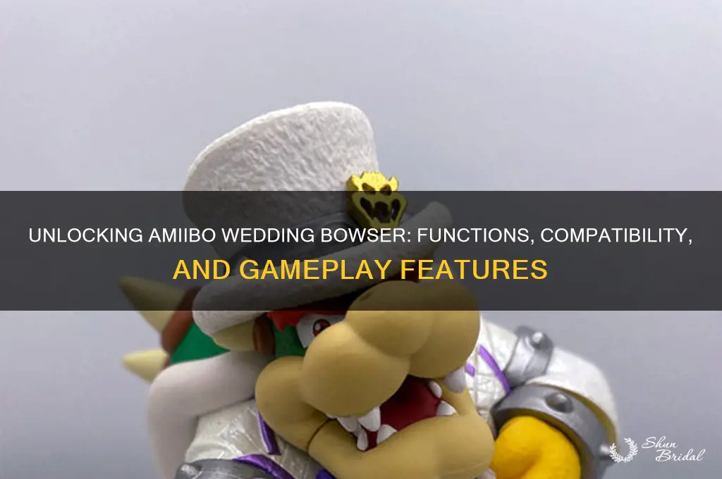 how does amiibo wedding bowser work
