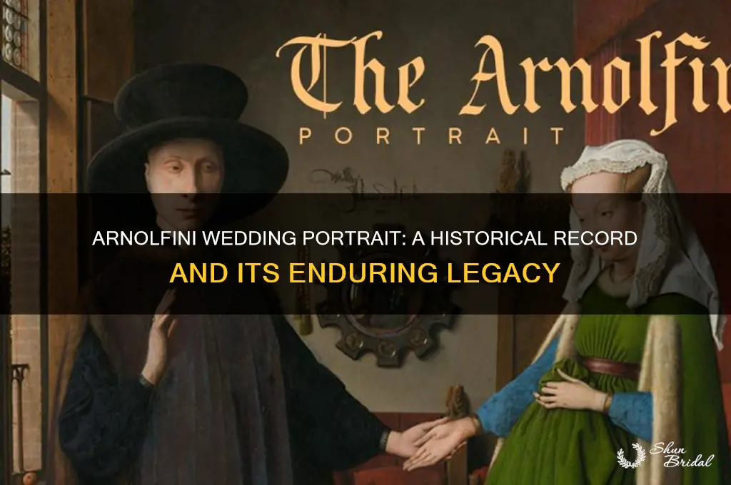 how does arnolfini wedding regarded records history