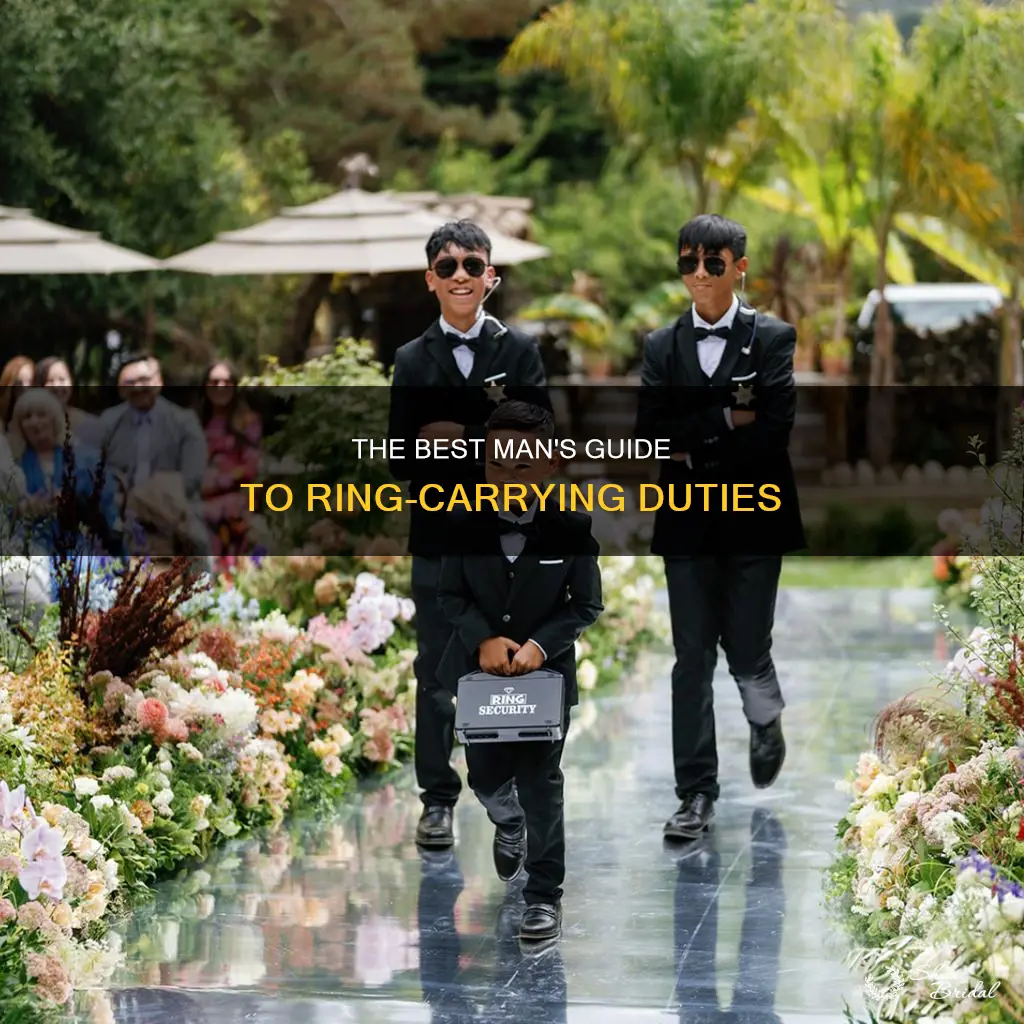 how does best man carry rings