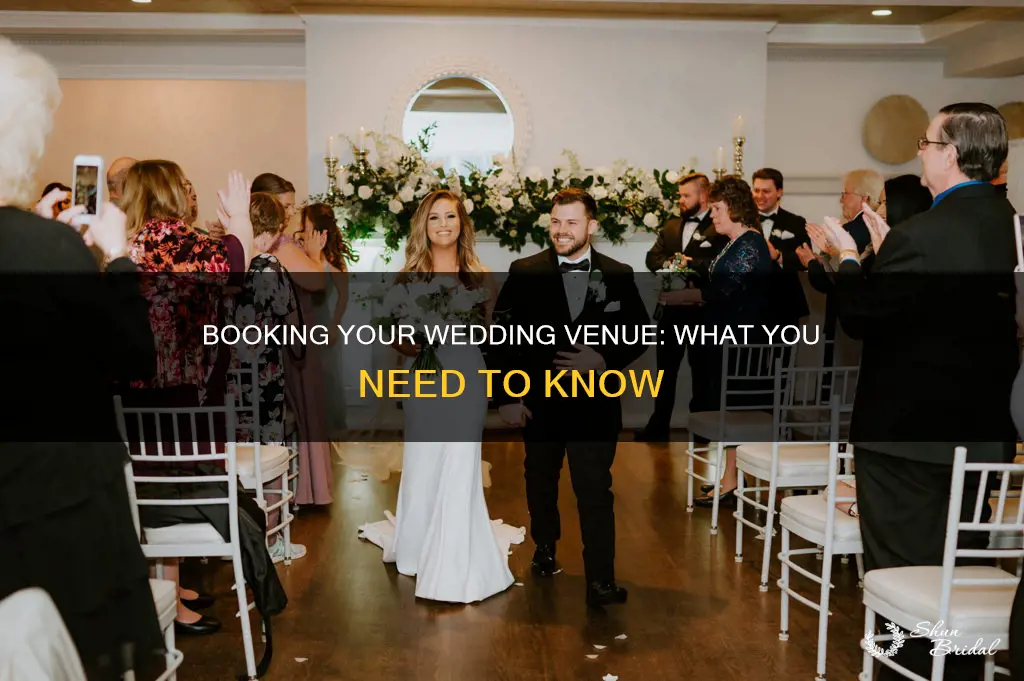 how does booking a wedding venue work